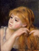Renoir, Pierre Auguste - Head of a Young Woman
